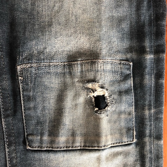 Jack & Jones Slim Fit 30x32 Distressed Denim jeans men’s stylish trendy stretch - Picture 5 of 7